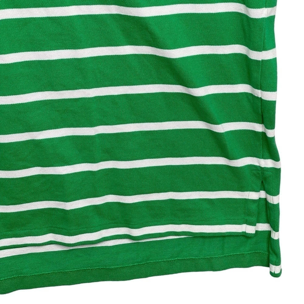 Polo Ralph Lauren Polo Shirt 4XB Vintage Striped Green White Pocket Pony Logo - Picture 7 of 13